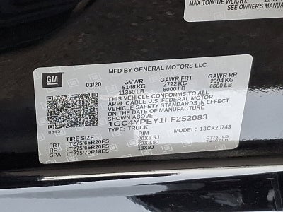 2020 Chevrolet Silverado 2500 HD LTZ