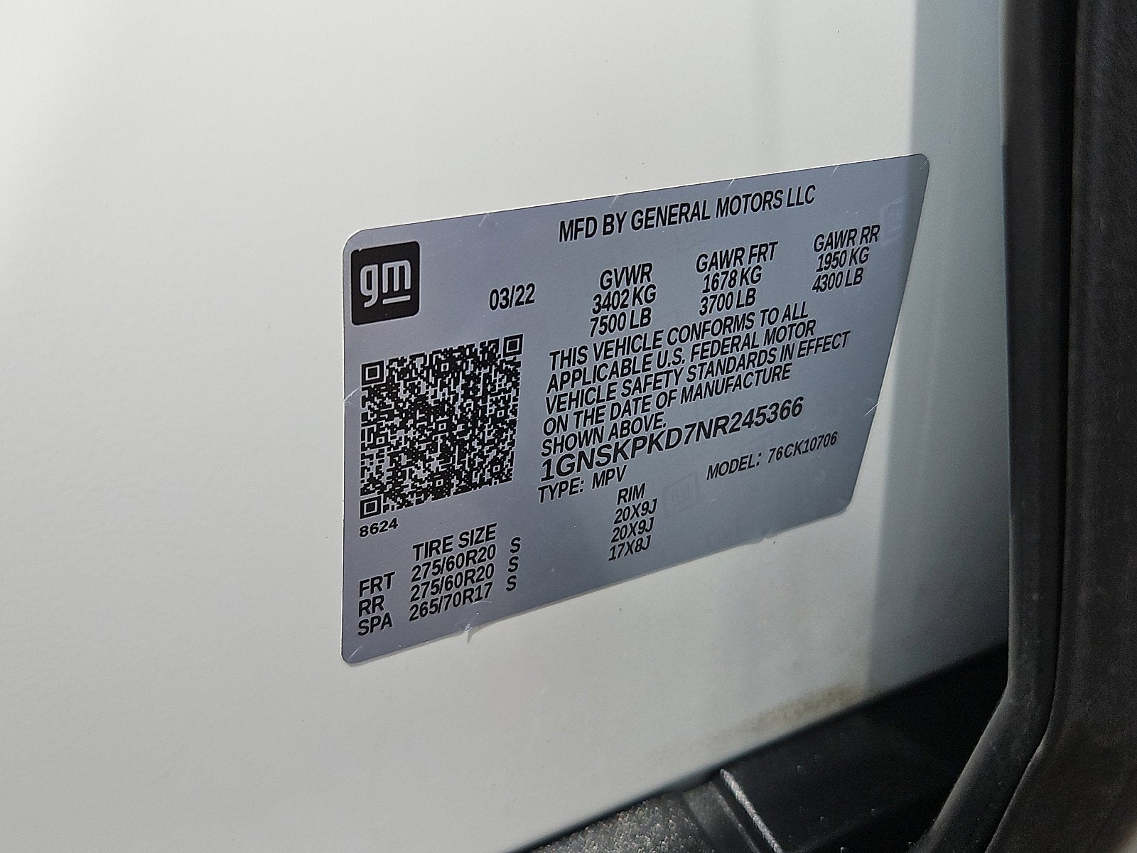 2022 Chevrolet Tahoe Z71