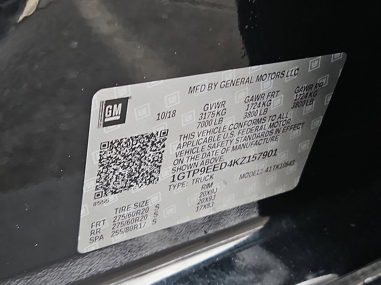 2019 GMC Sierra 1500 AT4