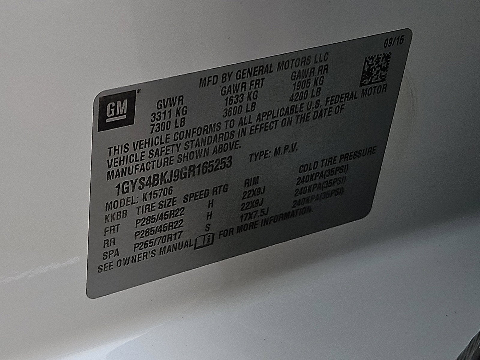 2016 Cadillac Escalade Luxury Collection