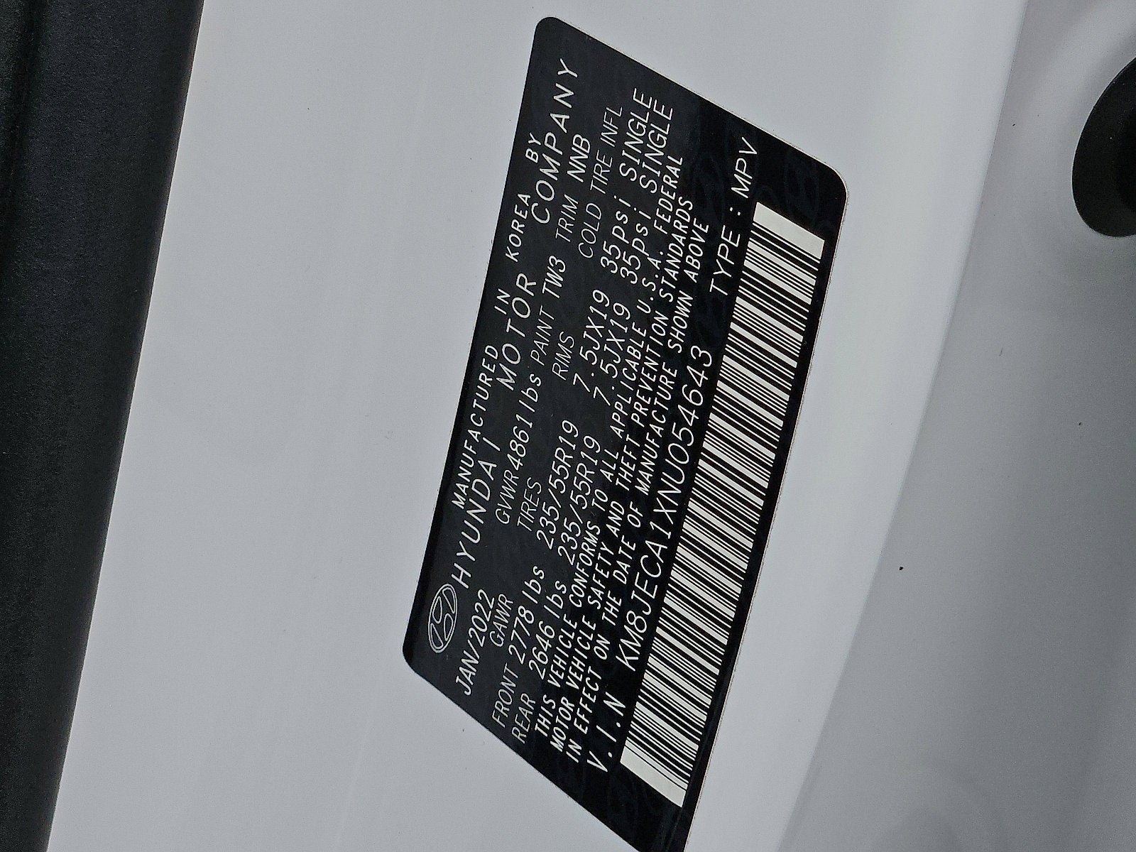 2022 Hyundai TUCSON HYBRID Limited