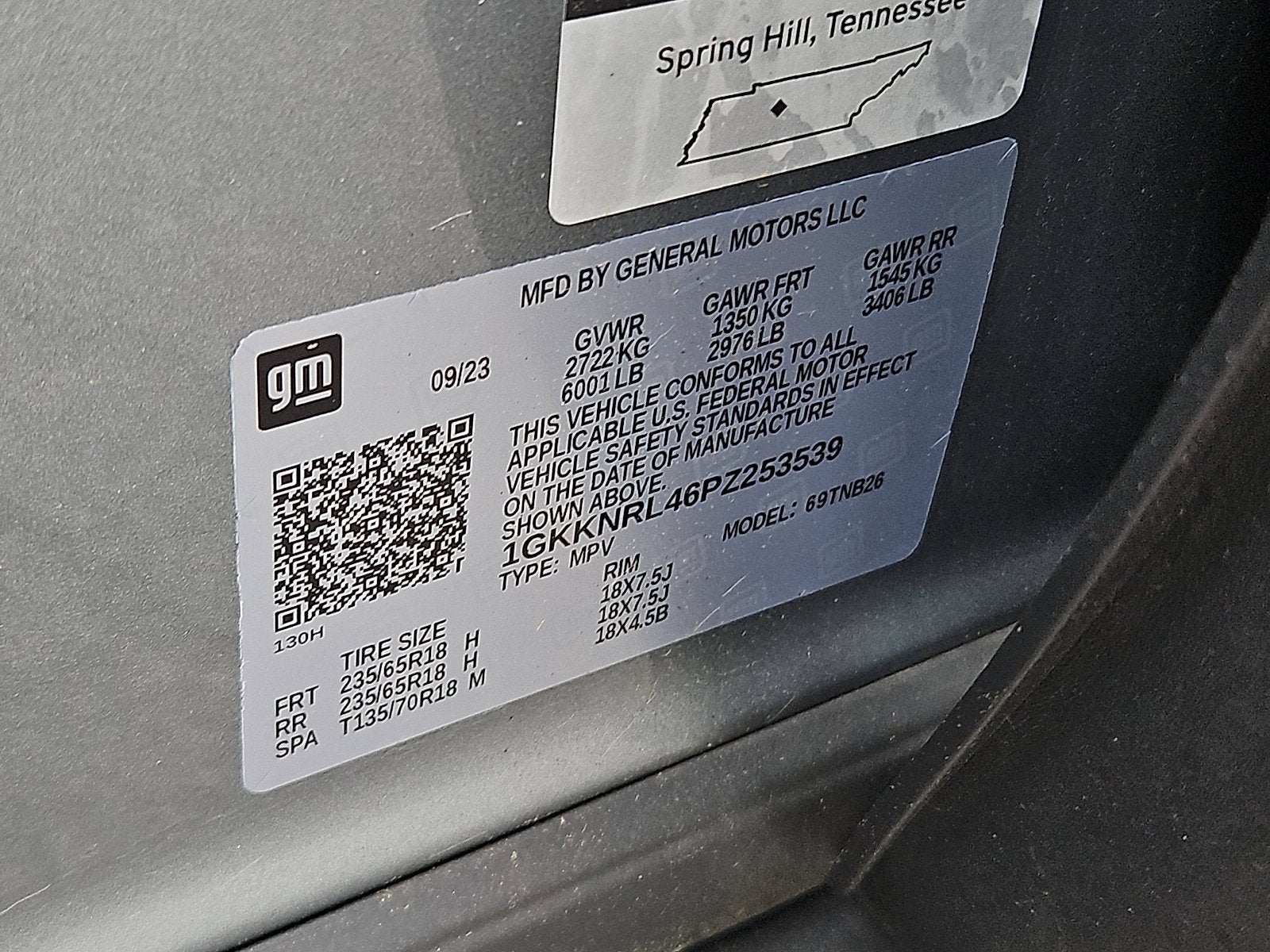 2023 GMC Acadia SLE