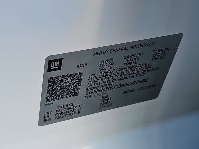2019 Chevrolet Tahoe LT