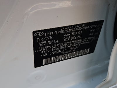 2019 Hyundai ELANTRA SEL