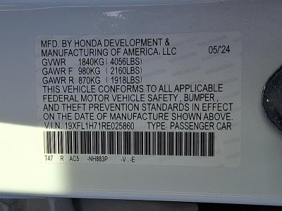 2024 Honda Civic Hatchback EX-L CVT