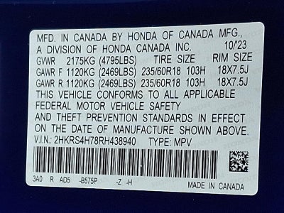 2024 Honda CR-V EX-L AWD