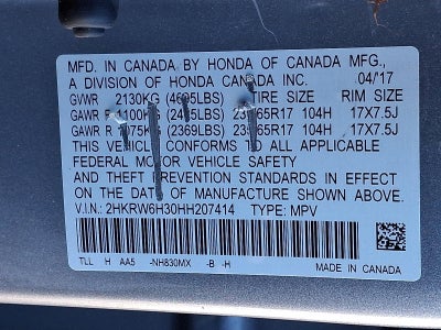 2017 Honda CR-V LX AWD