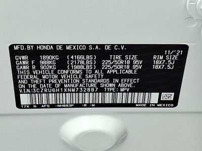 2022 Honda HR-V Sport AWD CVT