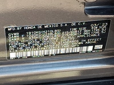 2023 Honda HR-V LX AWD CVT