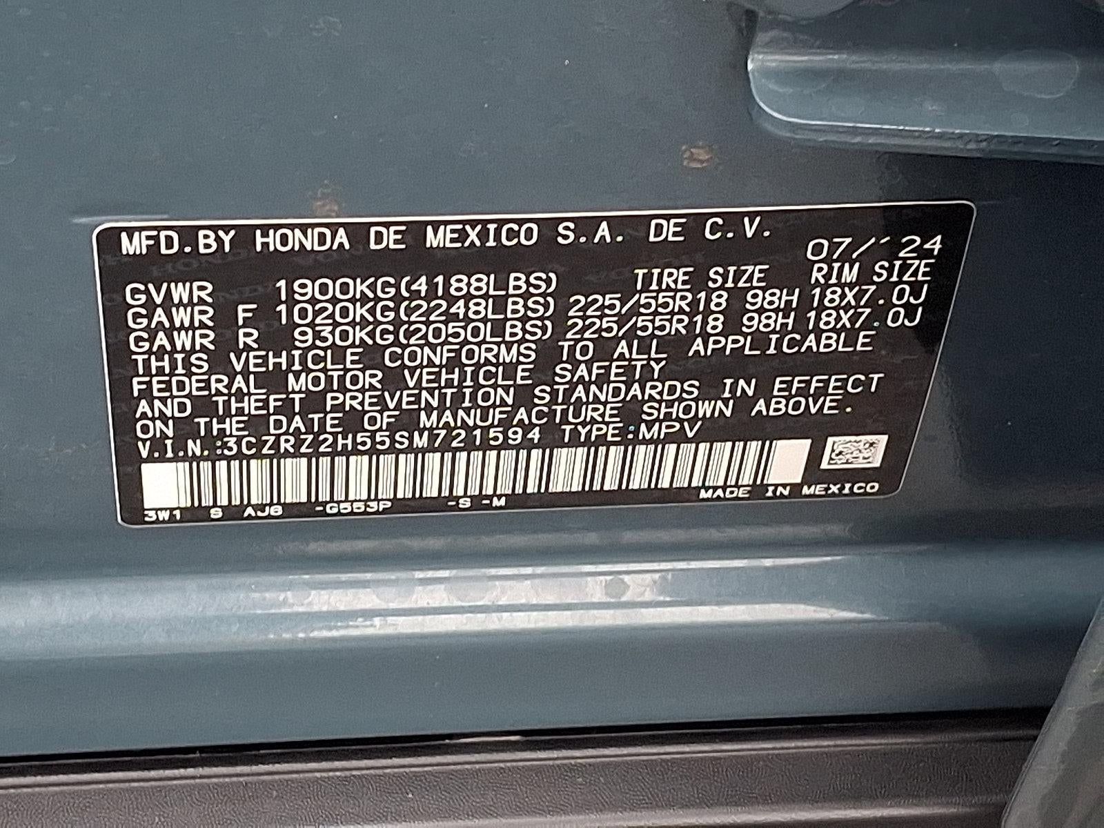 2025 Honda HR-V Sport AWD CVT