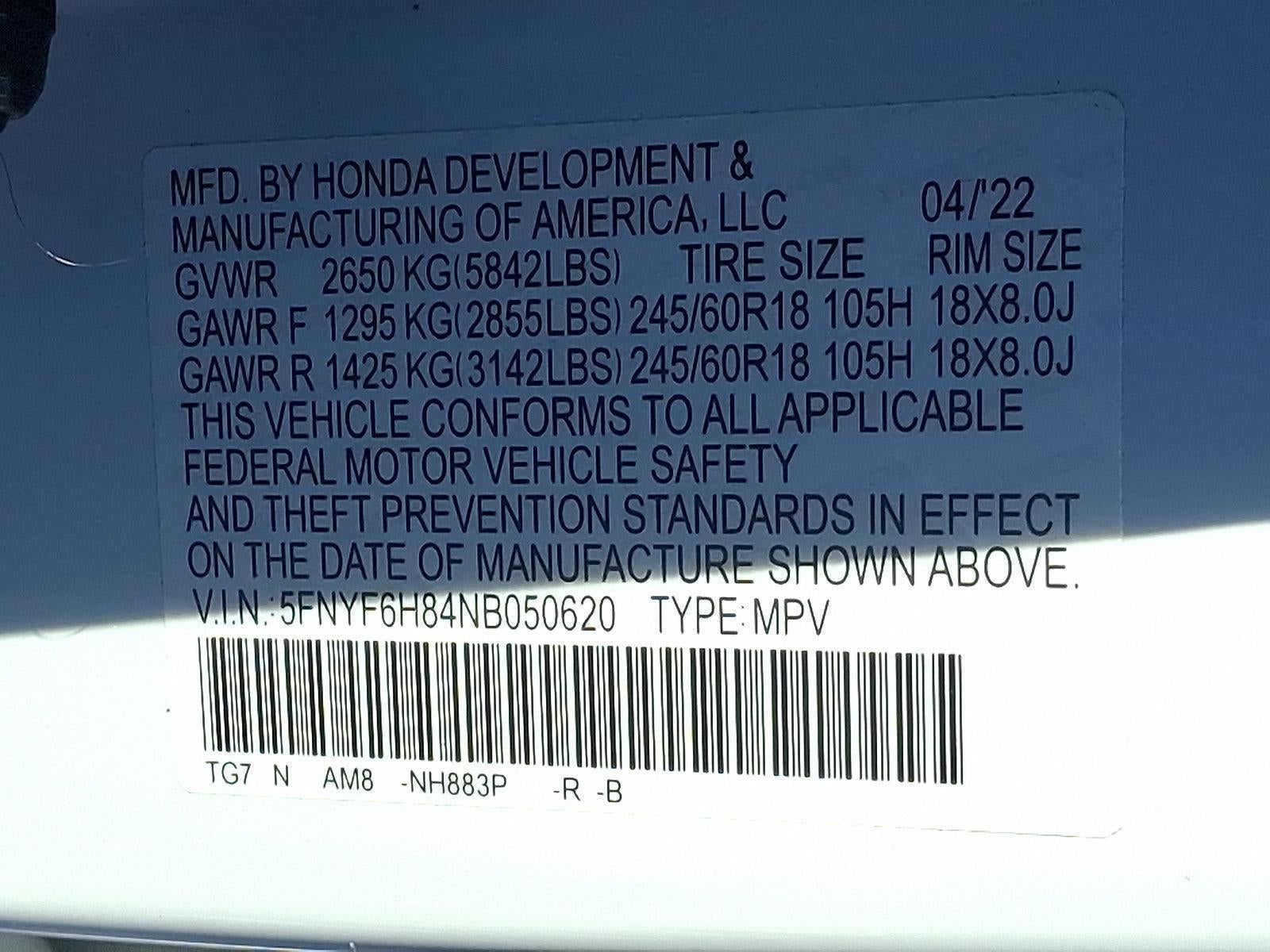 2022 Honda Pilot TrailSport AWD