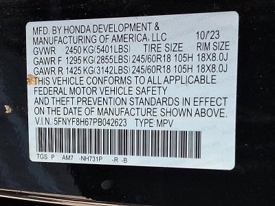 2023 Honda Passport TrailSport AWD