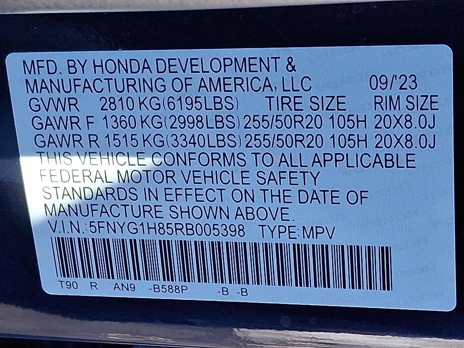 2024 Honda Pilot Elite AWD