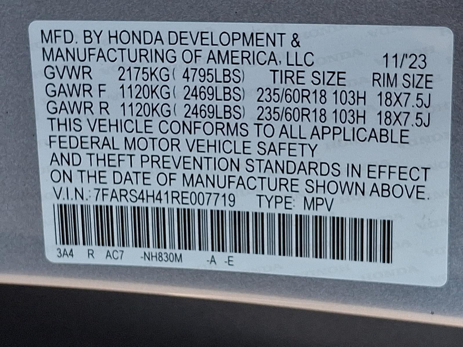 2024 Honda CR-V EX AWD