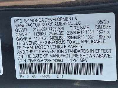 2025 Honda CR-V EX-L AWD