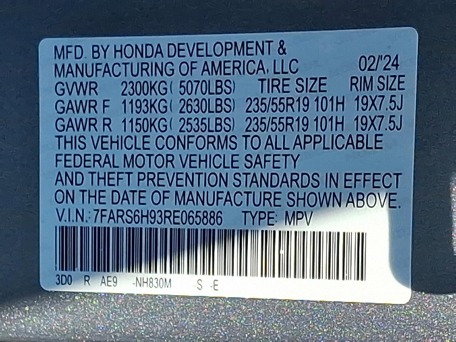 2024 Honda CR-V Hybrid Sport Touring AWD