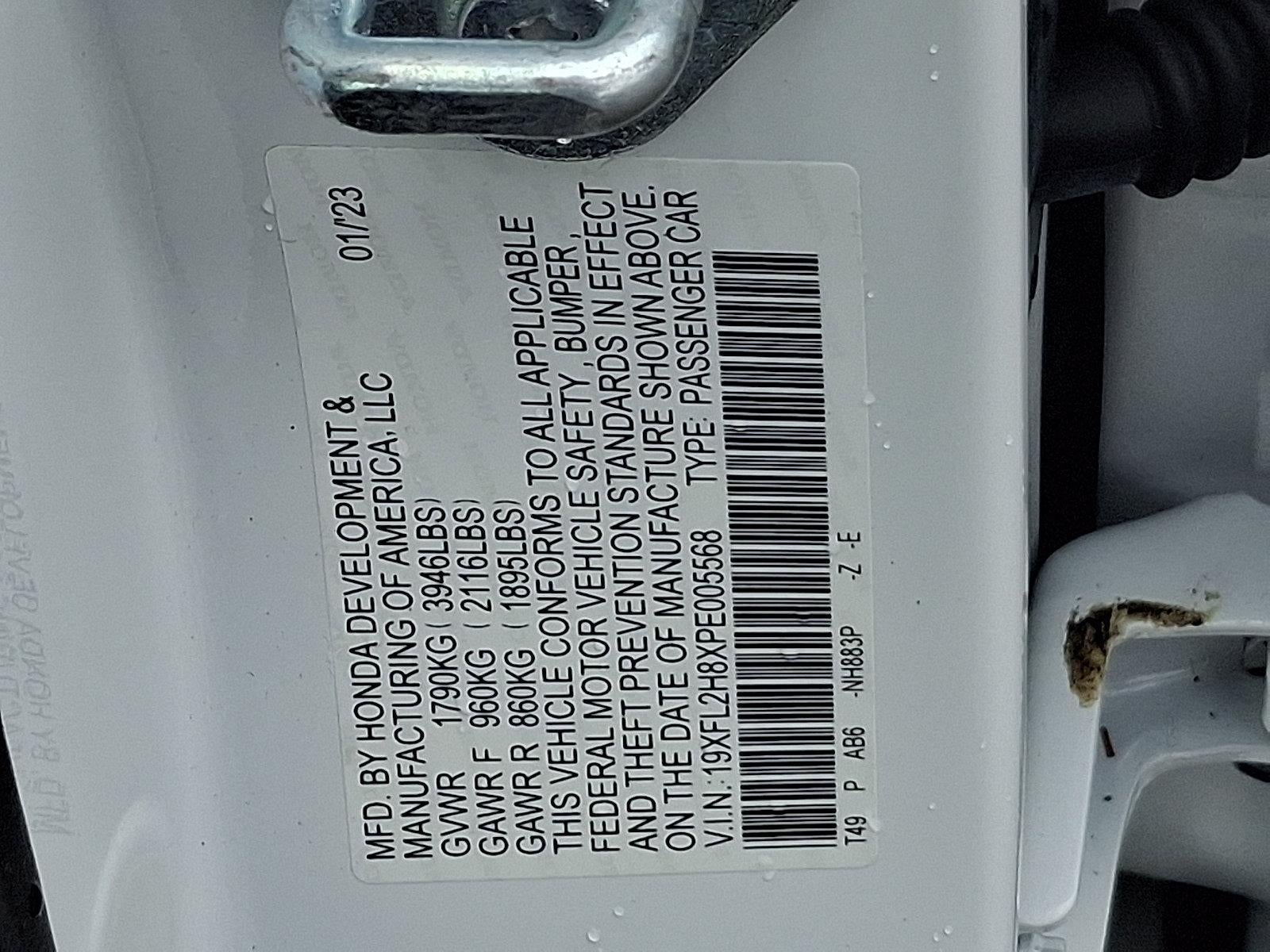 2023 Honda Civic Hatchback Sport CVT
