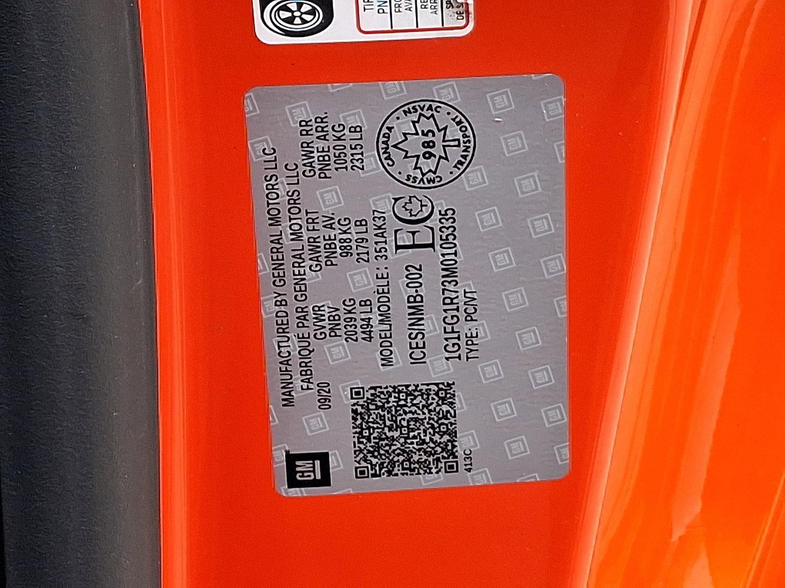 2021 Chevrolet Camaro 2dr Coupe 2SS