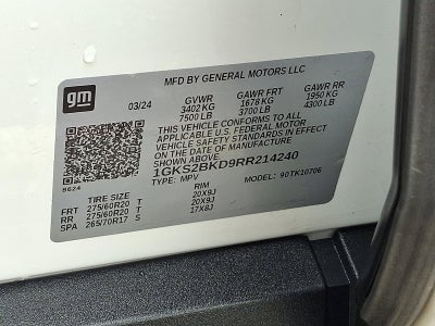 2024 GMC Yukon 4WD 4dr SLT