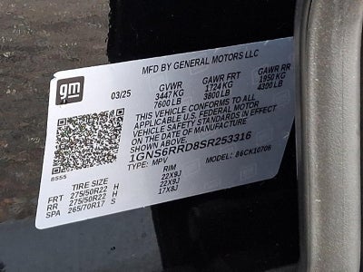 2025 Chevrolet Tahoe 4WD RST