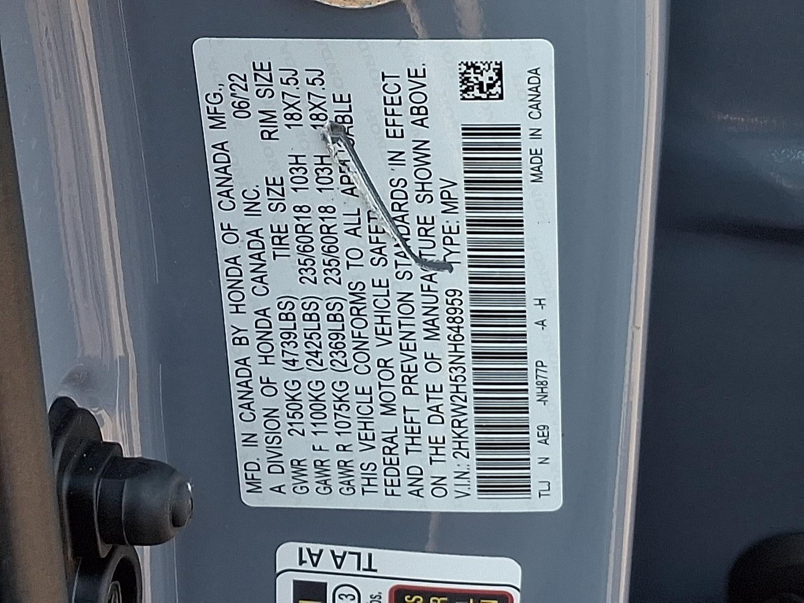 2022 Honda CR-V EX AWD