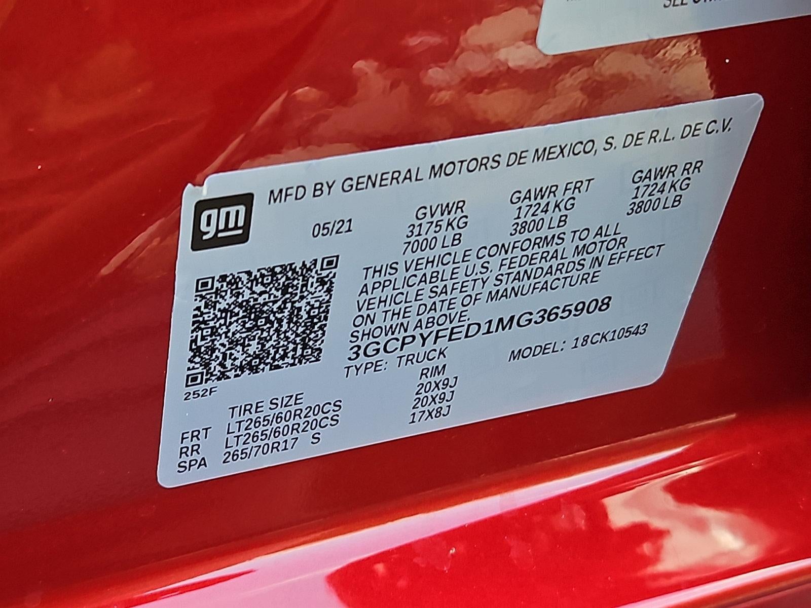 2021 Chevrolet Silverado 1500 Crew Cab Short Box 4-Wheel Drive LT Trail Boss