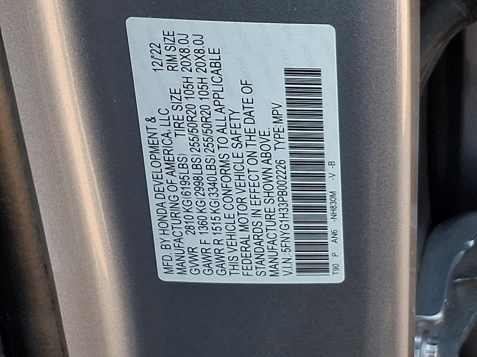 2023 Honda Pilot Sport AWD