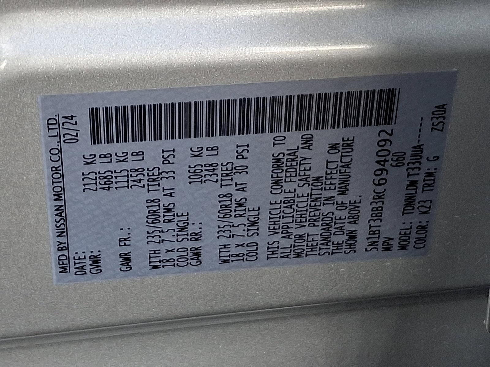 2024 Nissan Rogue AWD SV