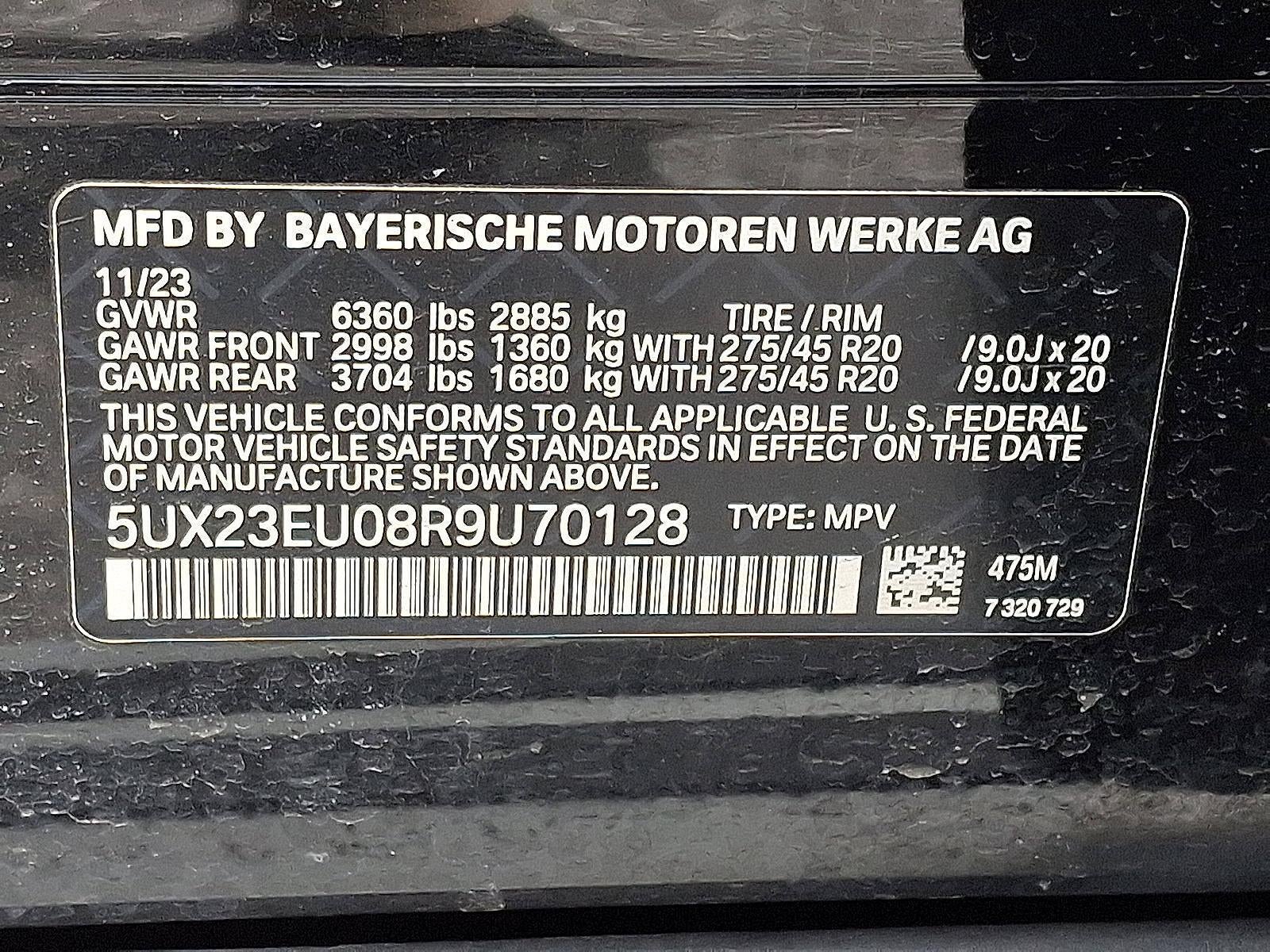 2024 BMW X5 xDrive40i Sports Activity Vehicle