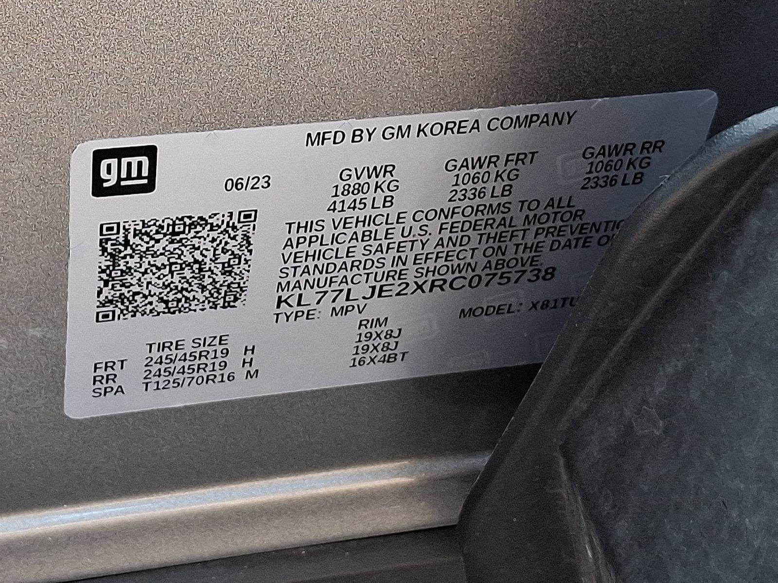 2024 Chevrolet Trax FWD 4dr 2RS