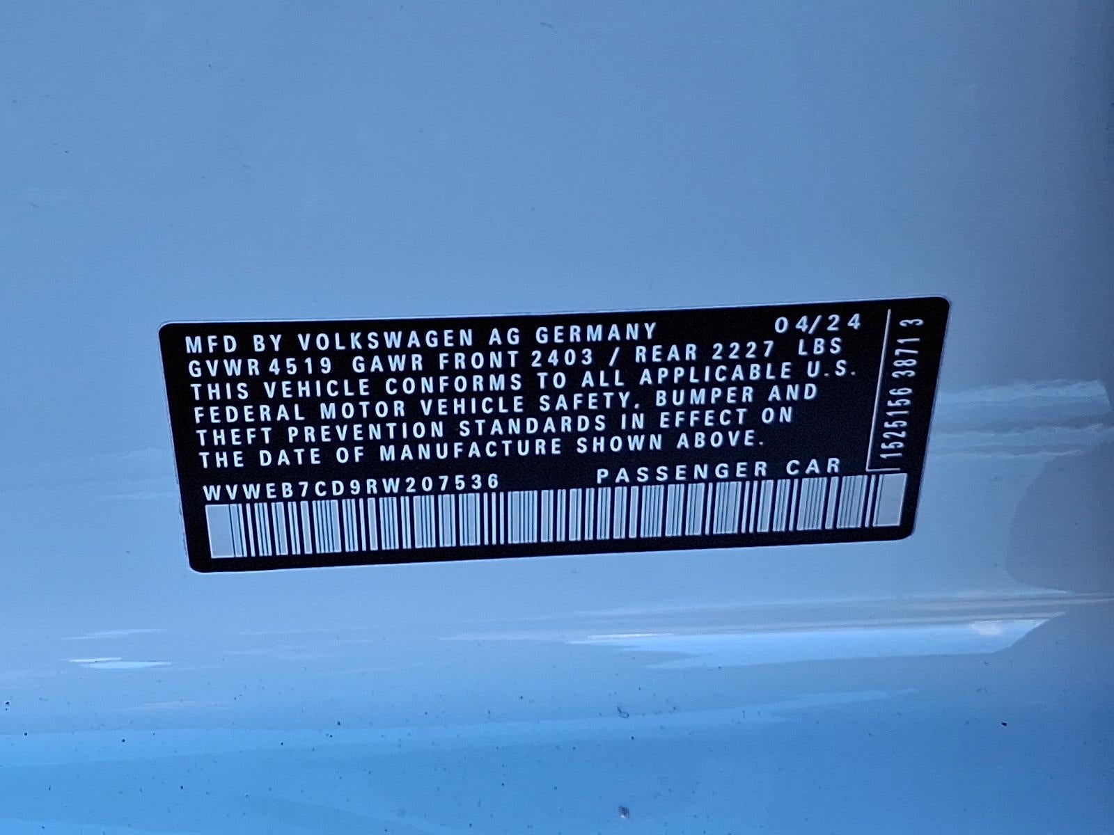 2024 Volkswagen Golf R 2.0T DSG