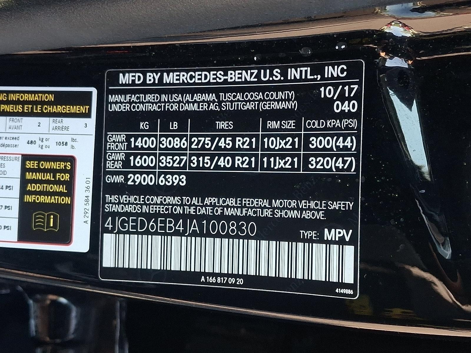 2018 Mercedes-Benz GLE AMG® GLE 43 4MATIC® Coupe