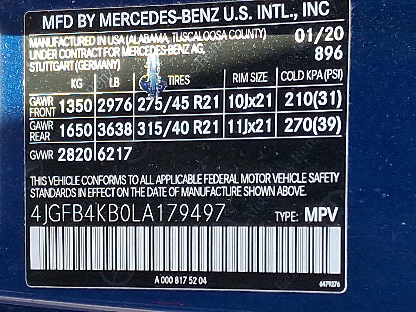 2020 Mercedes-Benz GLE GLE 350 4MATIC® SUV