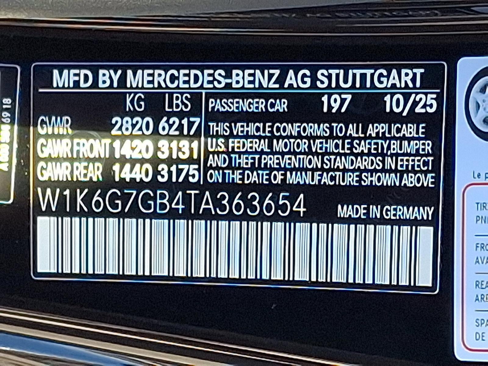 2026 Mercedes-Benz S-Class S 580 4MATIC® Sedan