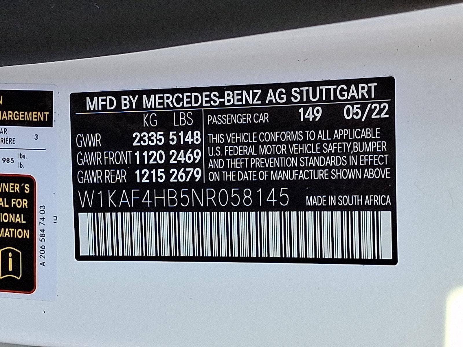 2022 Mercedes-Benz C-Class C 300 4MATIC® Sedan