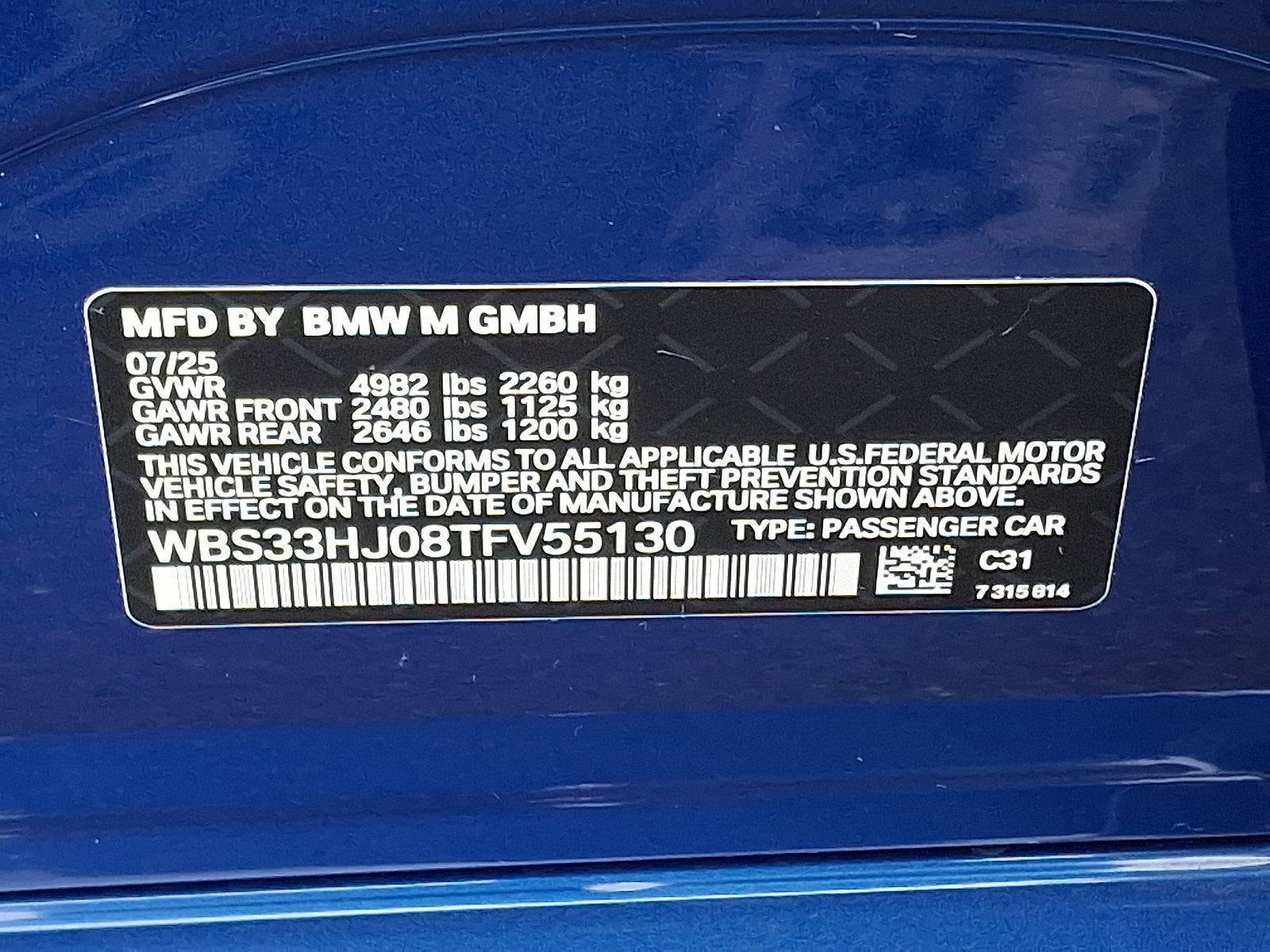 2026 BMW M3 M3 Competition xDrive Sedan