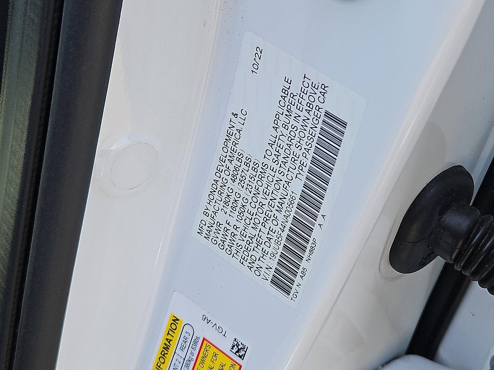 2022 Acura TLX FWD w/Technology Package