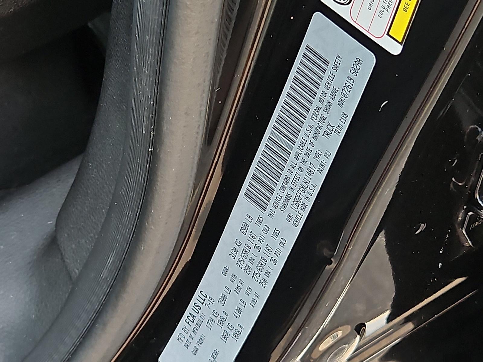 2020 RAM 1500 Big Horn 4x4 Crew Cab 5'7" Box