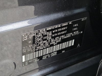 2021 Toyota RAV4 XLE AWD (Natl)