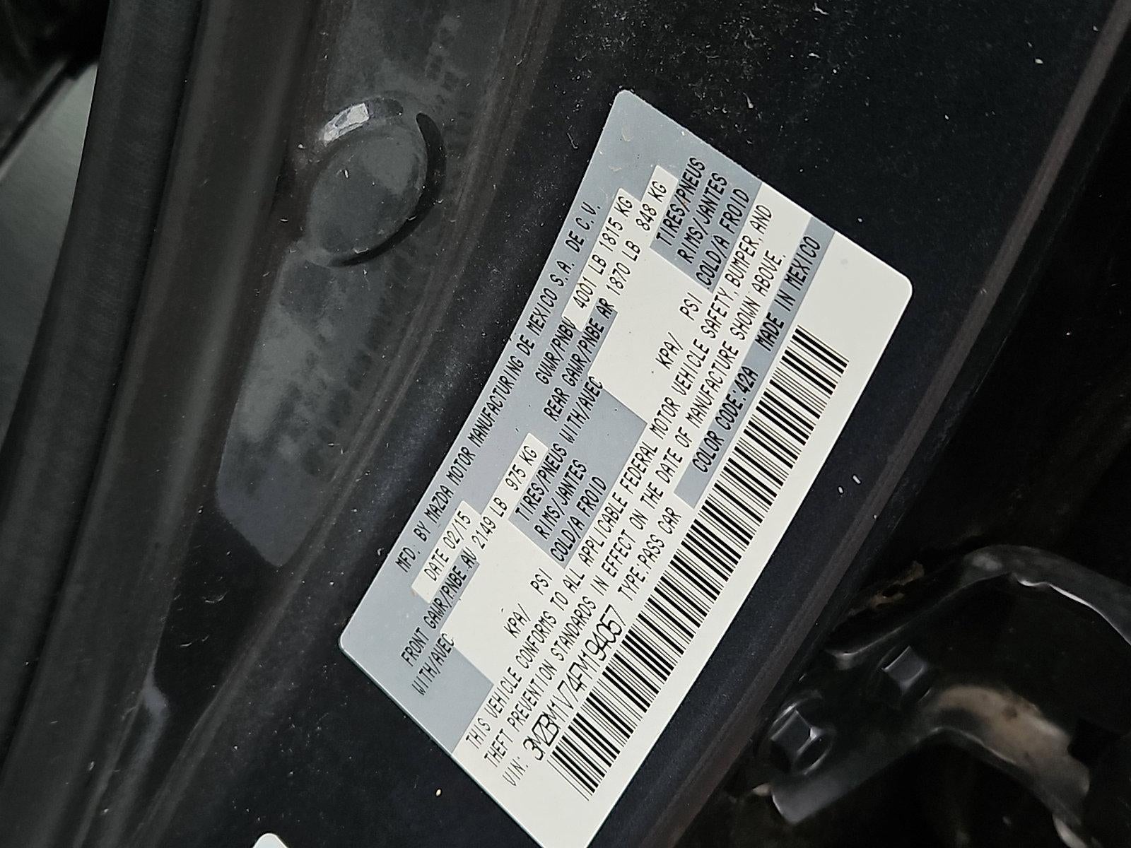 2015 Mazda Mazda3 4dr Sdn Auto i Touring