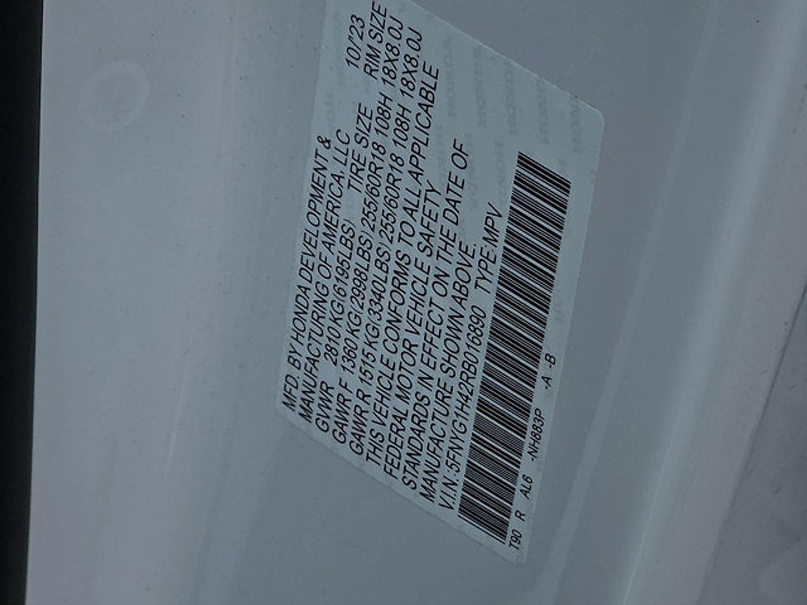 2024 Honda Pilot EX-L 8 Passenger AWD