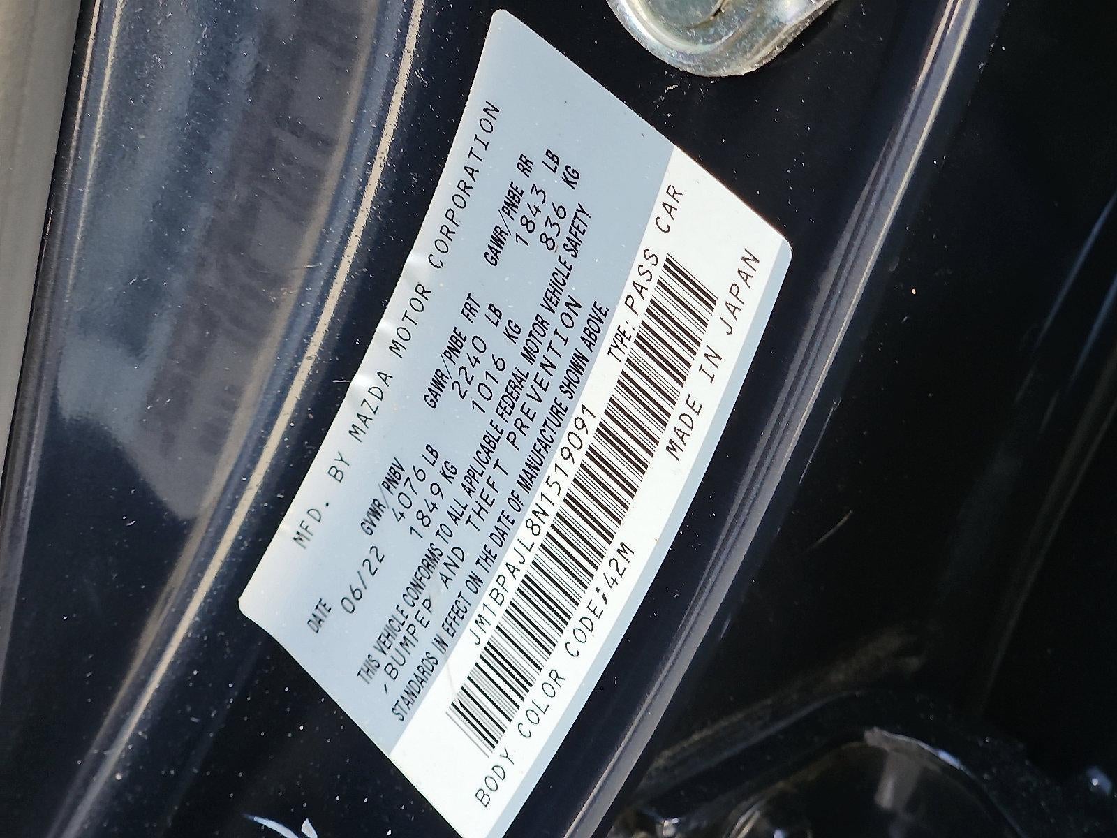 2022 Mazda Mazda3 Hatchback 2.5 S Auto FWD