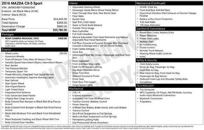 2016 Mazda Mazda CX-5 AWD 4dr Auto Sport