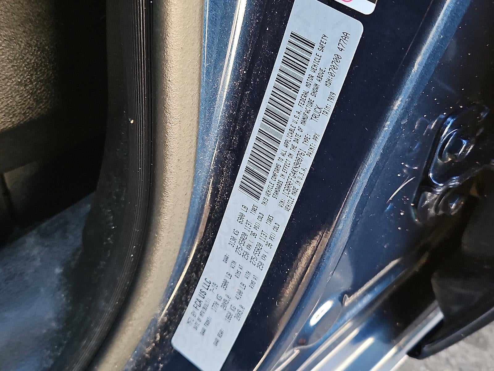 2019 RAM 1500 Big Horn/Lone Star 4x4 Crew Cab 5'7" Box