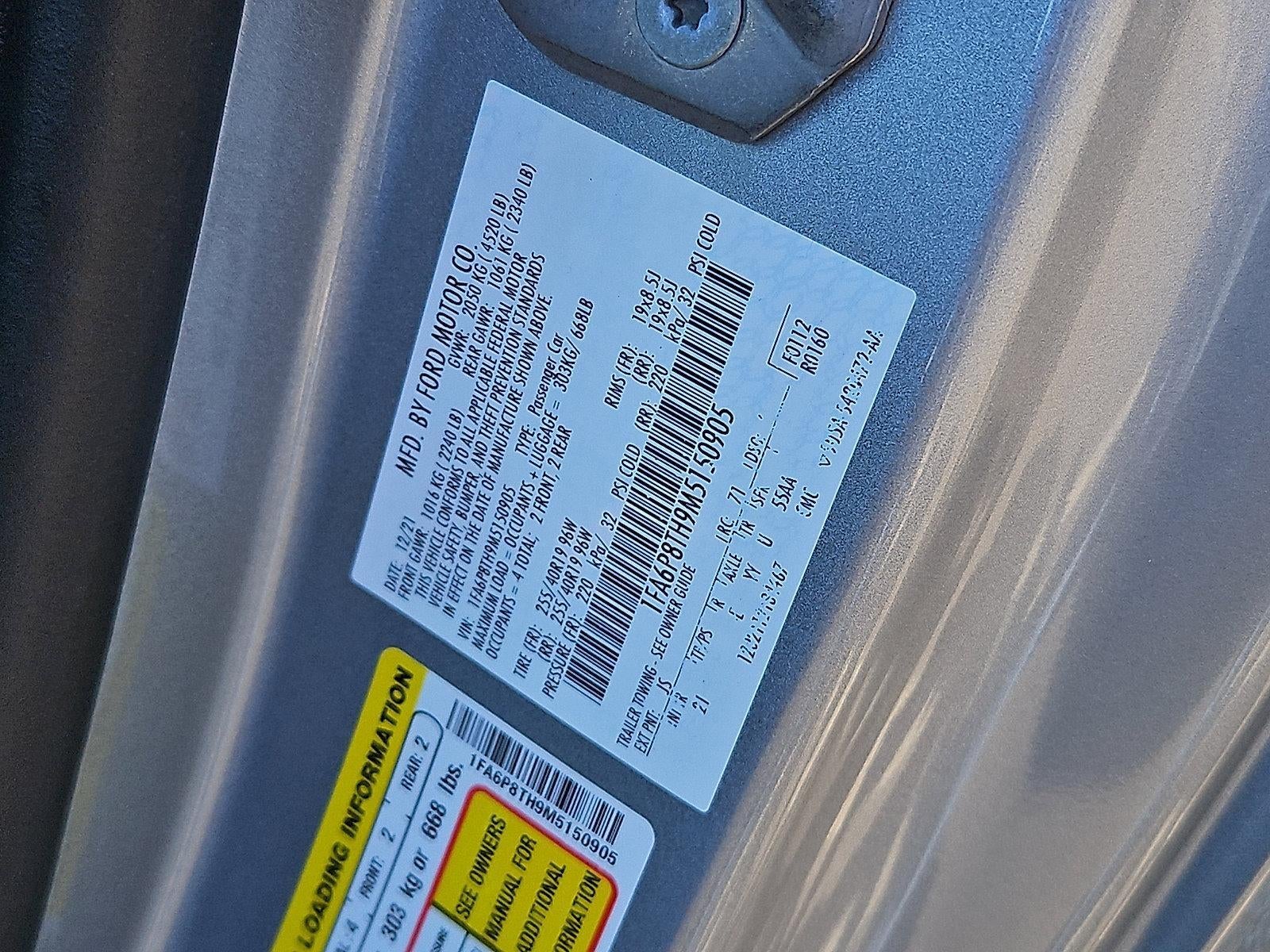 2021 Ford Mustang EcoBoost Fastback