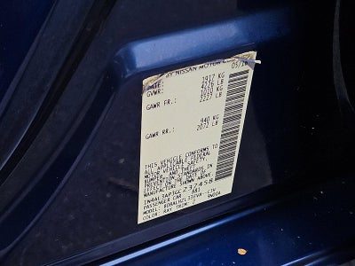 2016 Nissan Altima 4dr Sdn I4 2.5 SR