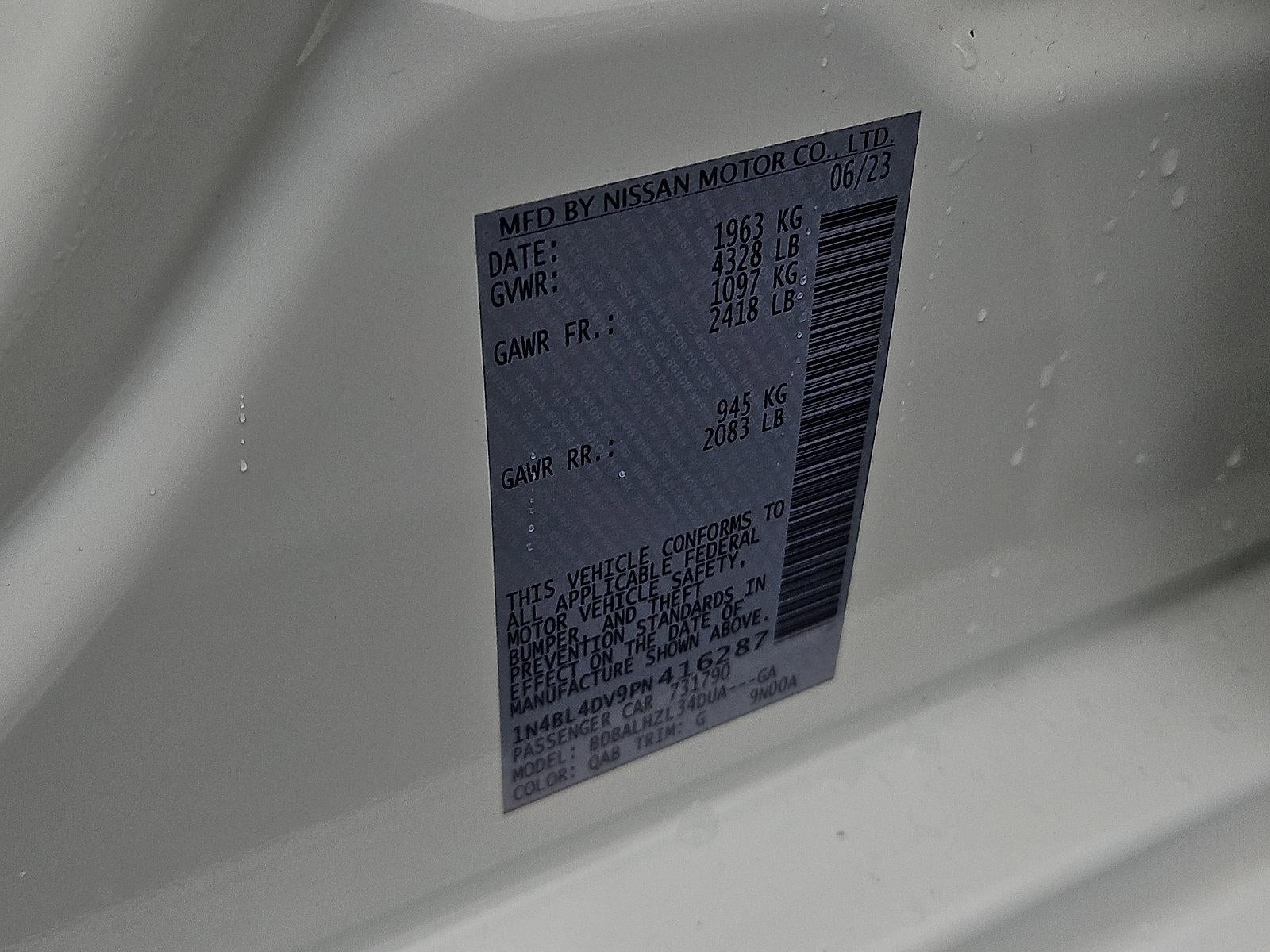 2023 Nissan Altima SV