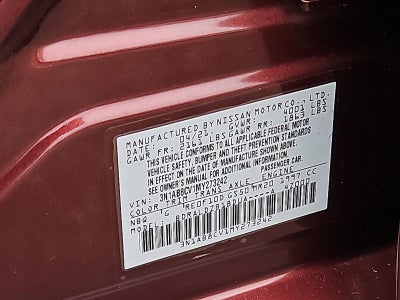 2021 Nissan Sentra SV