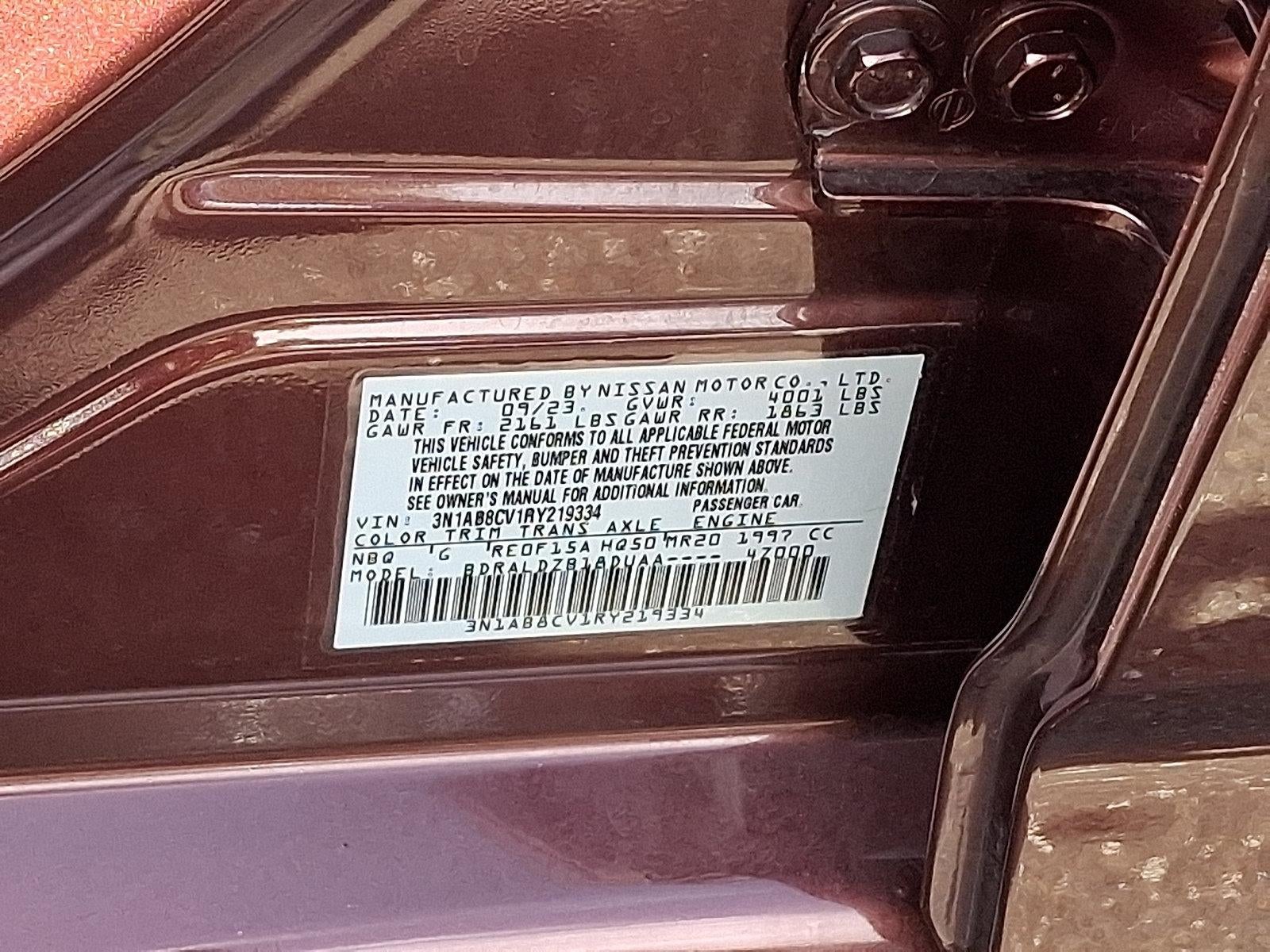 2024 Nissan Sentra SV