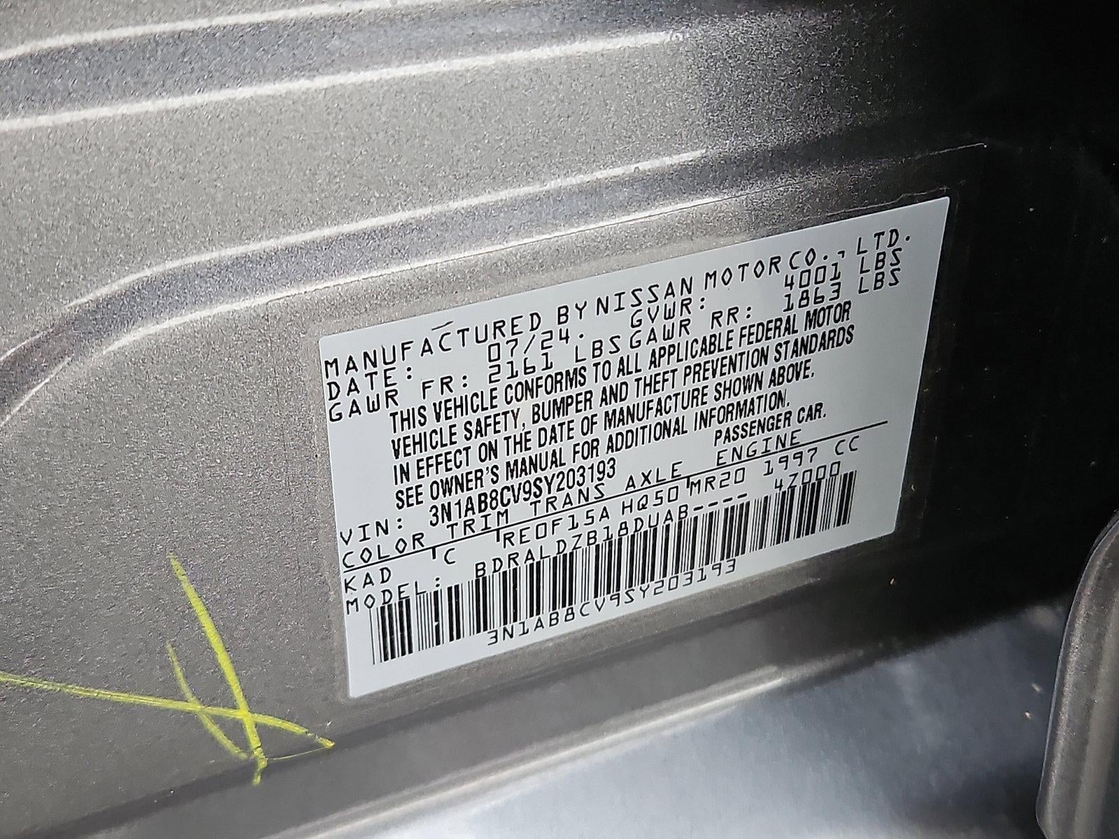 2025 Nissan Sentra SV